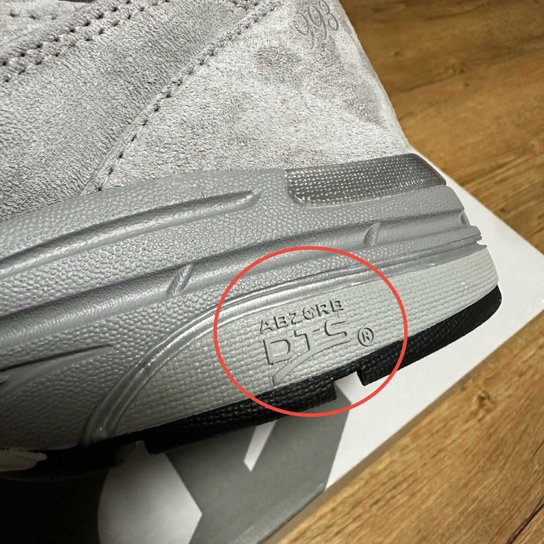 New Balance 993 Made in USA Grey - D Standard 착용 스타일 - 3