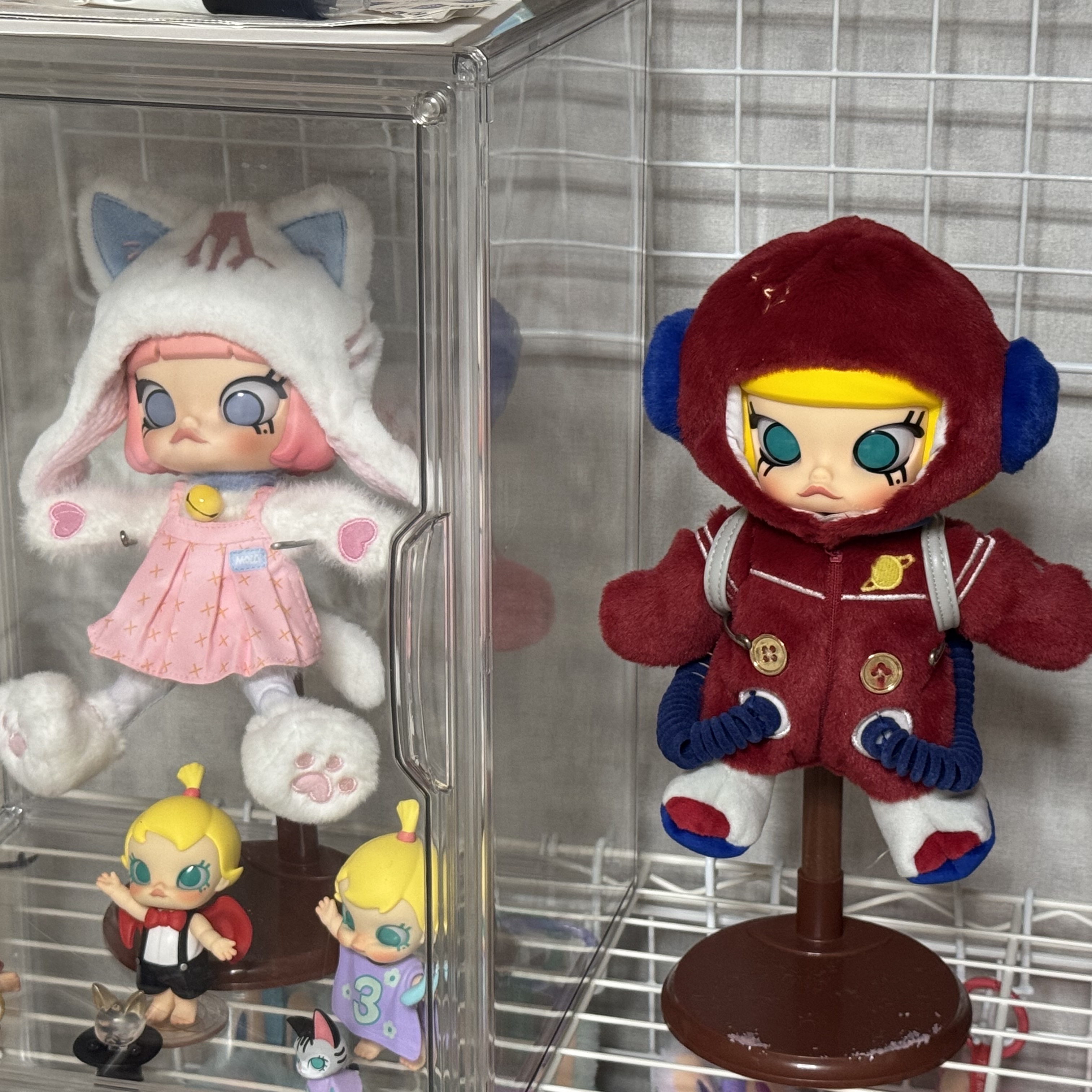 Pop Mart Molly Hello, Moon 1/8 Action Figure, Pop Mart Molly Peekaboo 1/8 BJD (1 Blind Box) 착용 스타일