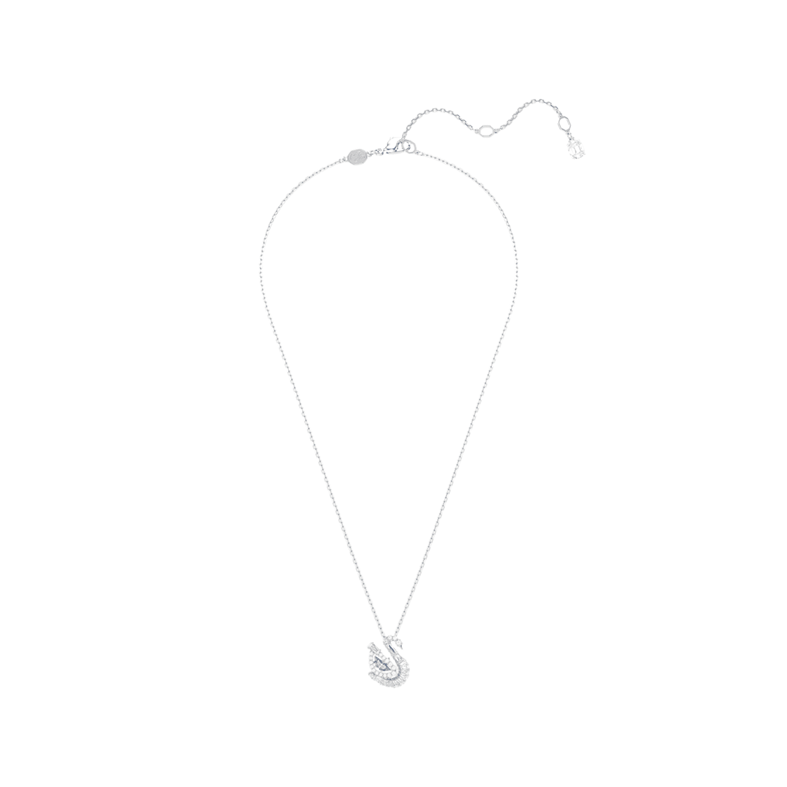 5723389 (W) Swarovski Swan Pendant Mixed Cut Swan Blue