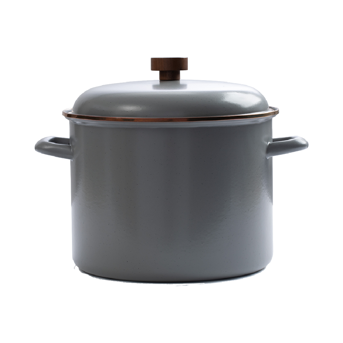 P0000DOO Barebones Enamel Stock Pot