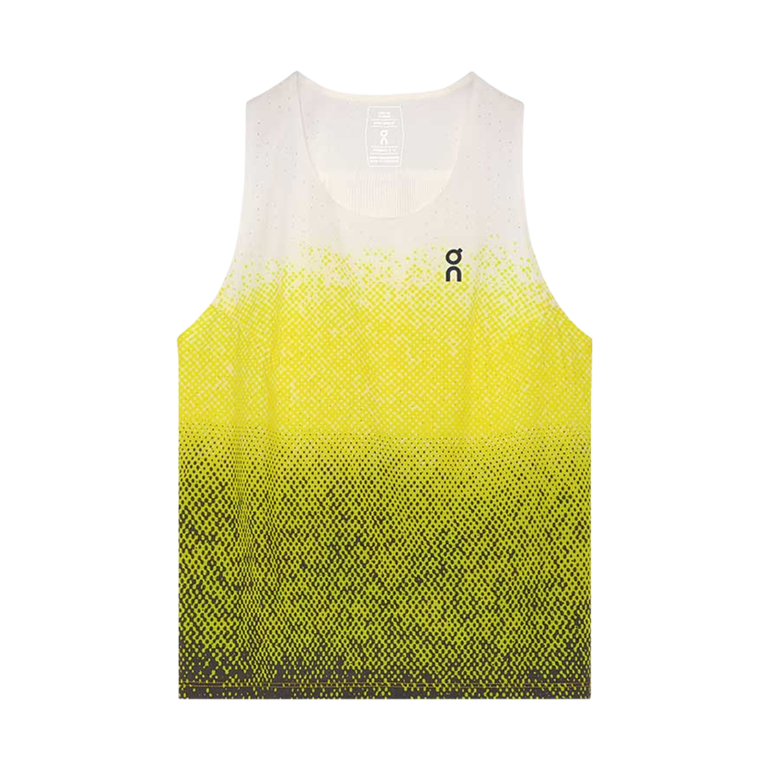 1WF10182347 (W) On Running Race Singlet Lime