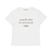 Acne Studios Logo T-Shirt Off White