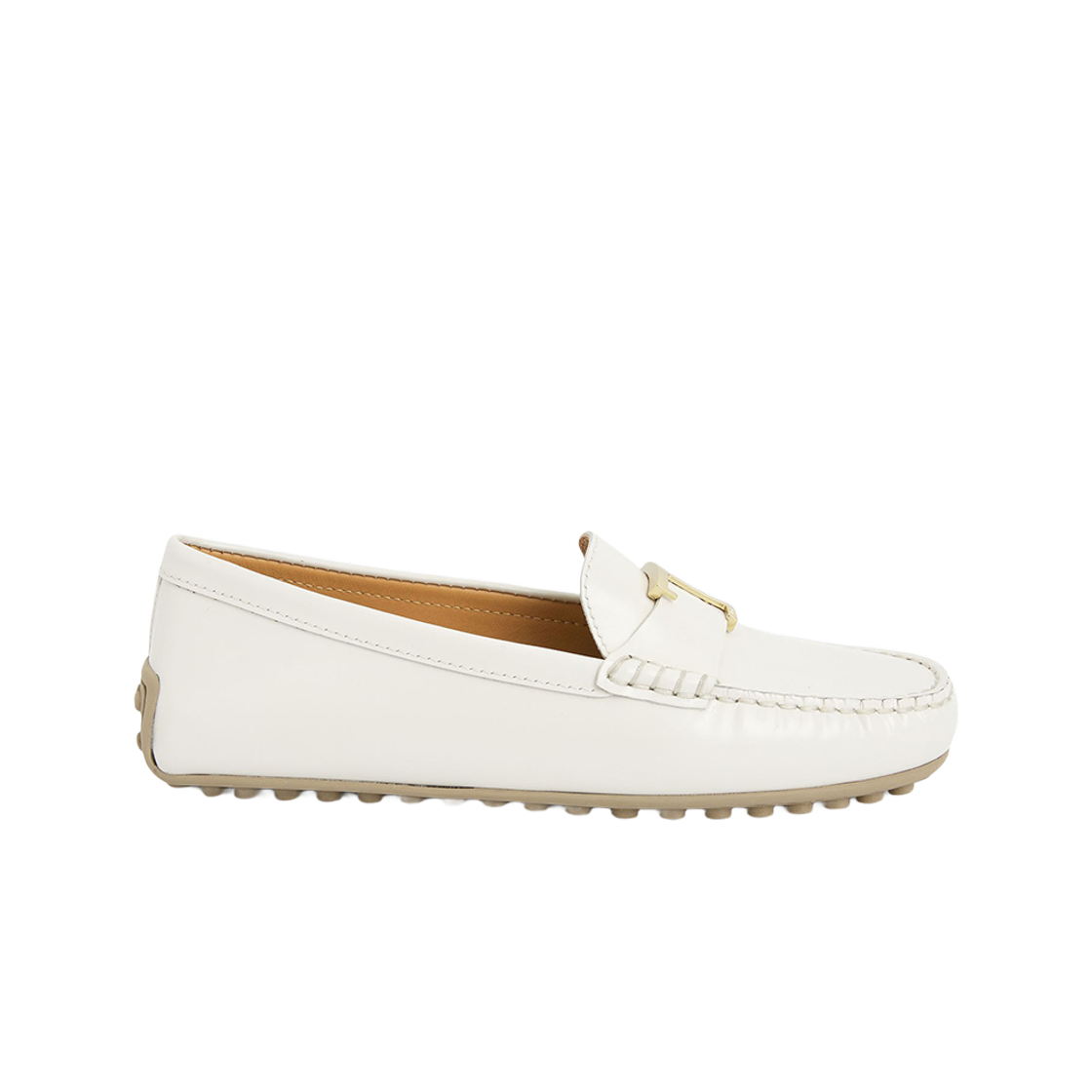 XXW10L0IZ00RXNB015 (W) Tods City Gomino Driving Shoes White