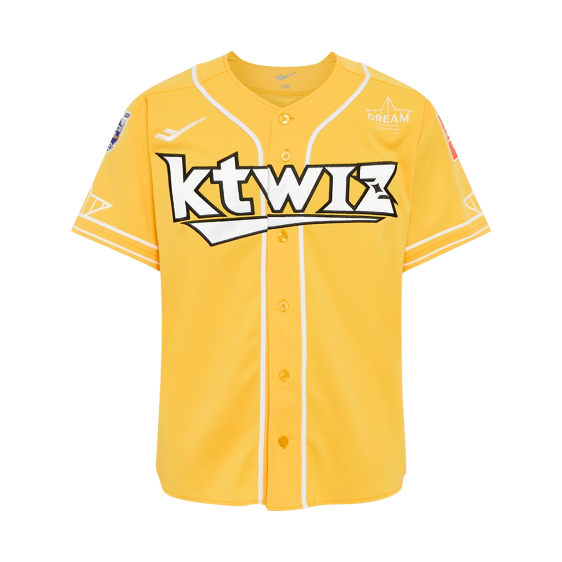 KBO 올스타 2023 KT 위즈 드림 유니폼 옐로우 (논 마킹 버전)(KBO All Star 2023 KT Wiz Dream Uniform Yellow (Non Marking Ver.))