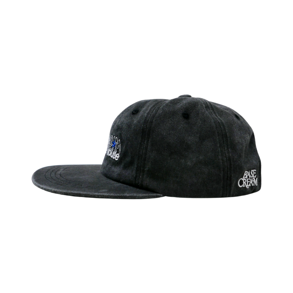 베이스크림 베이스먼트 워시드 캡 블랙(Basecream Basement Washed Cap Black) - 2