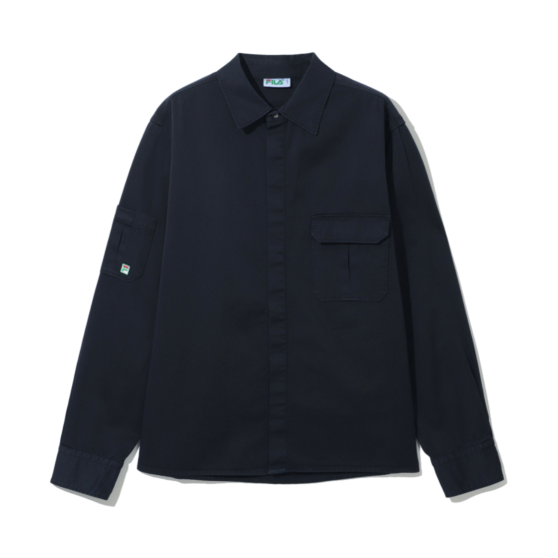 2000FO253SH10X002473 [6% 적립] FILA F+ Utility Shirt Rich Deep Navy