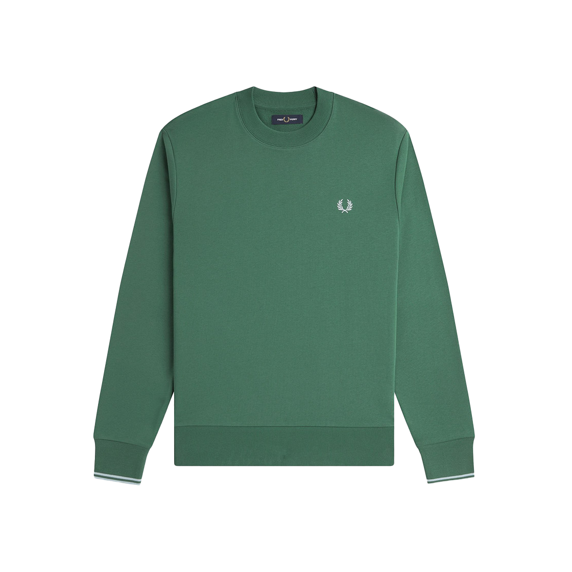 AFPM2537535-Z59 Fred Perry Crew Neck Sweatshirt Sport Green Track Blue