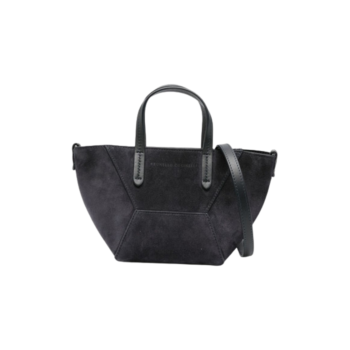 MBDLD2675P-C8901 Brunello Cucinelli Leather Tote Bag Blue