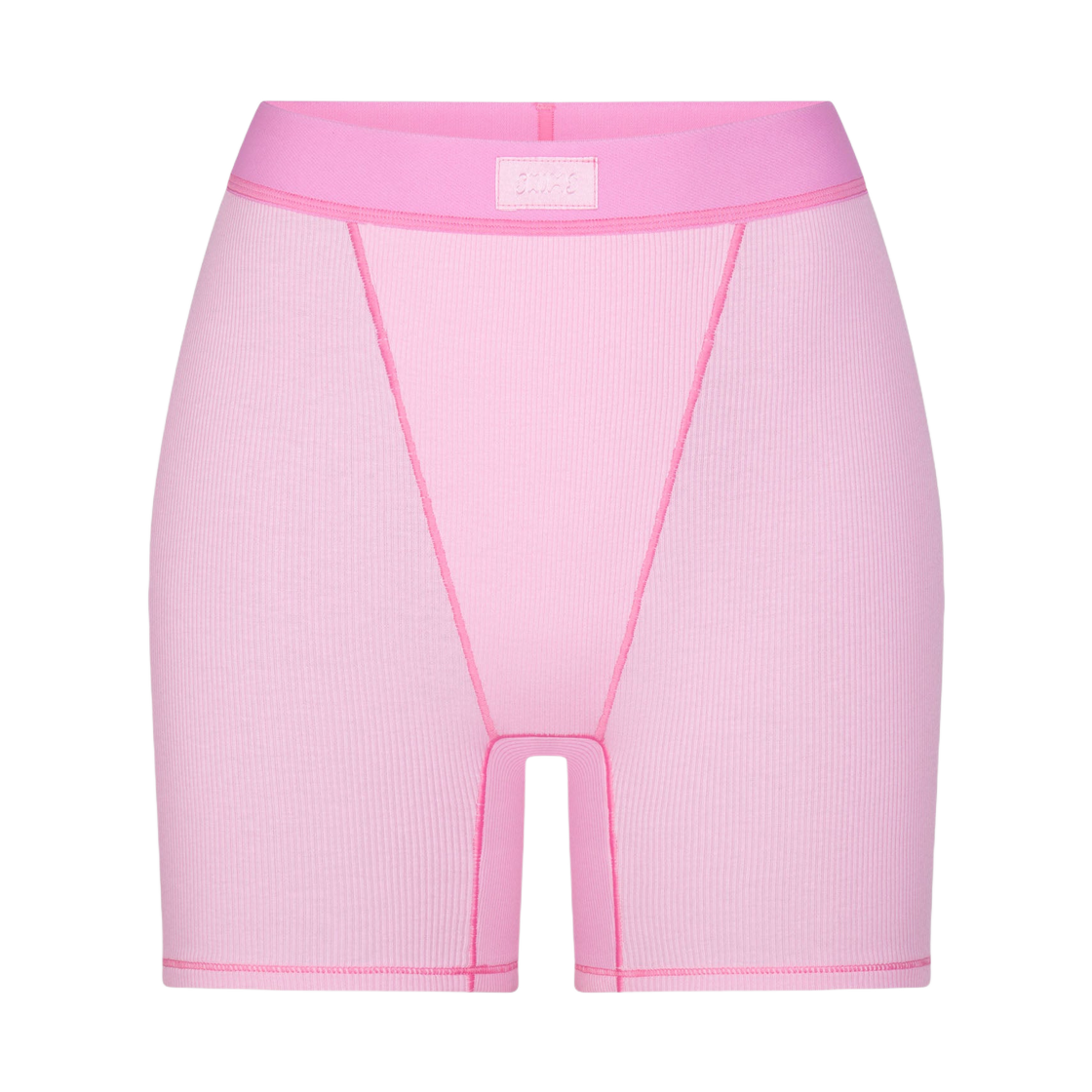 PN-HWS-0042 (W) Skims Cotton Rib Boxer Bubble Gum