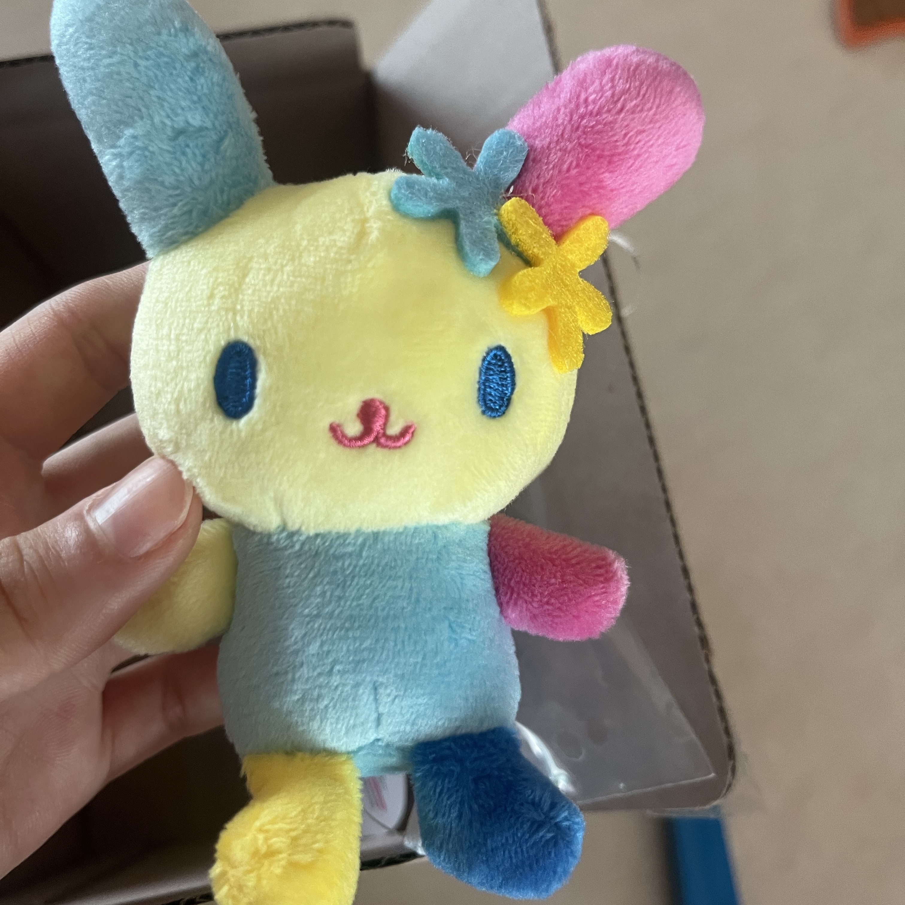 Many a Little Sanrio Key Ring U Sa Ha Na 8cm 착용 스타일