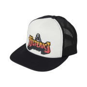 Hysteric Glamour Bad Ass Fire Logo Mesh Cap Black