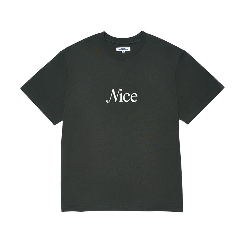 S34735_copy_copy Nice Weather Apparel SIGNATURE T-Shirt Charcoal