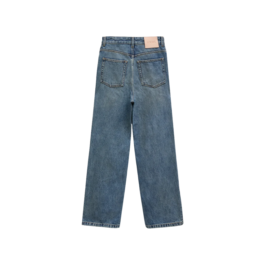 로에베 데님 아나그램 배기 진 워시드 데님(Loewe Denim Anagram Baggy Jeans Washed Denim) - 2
