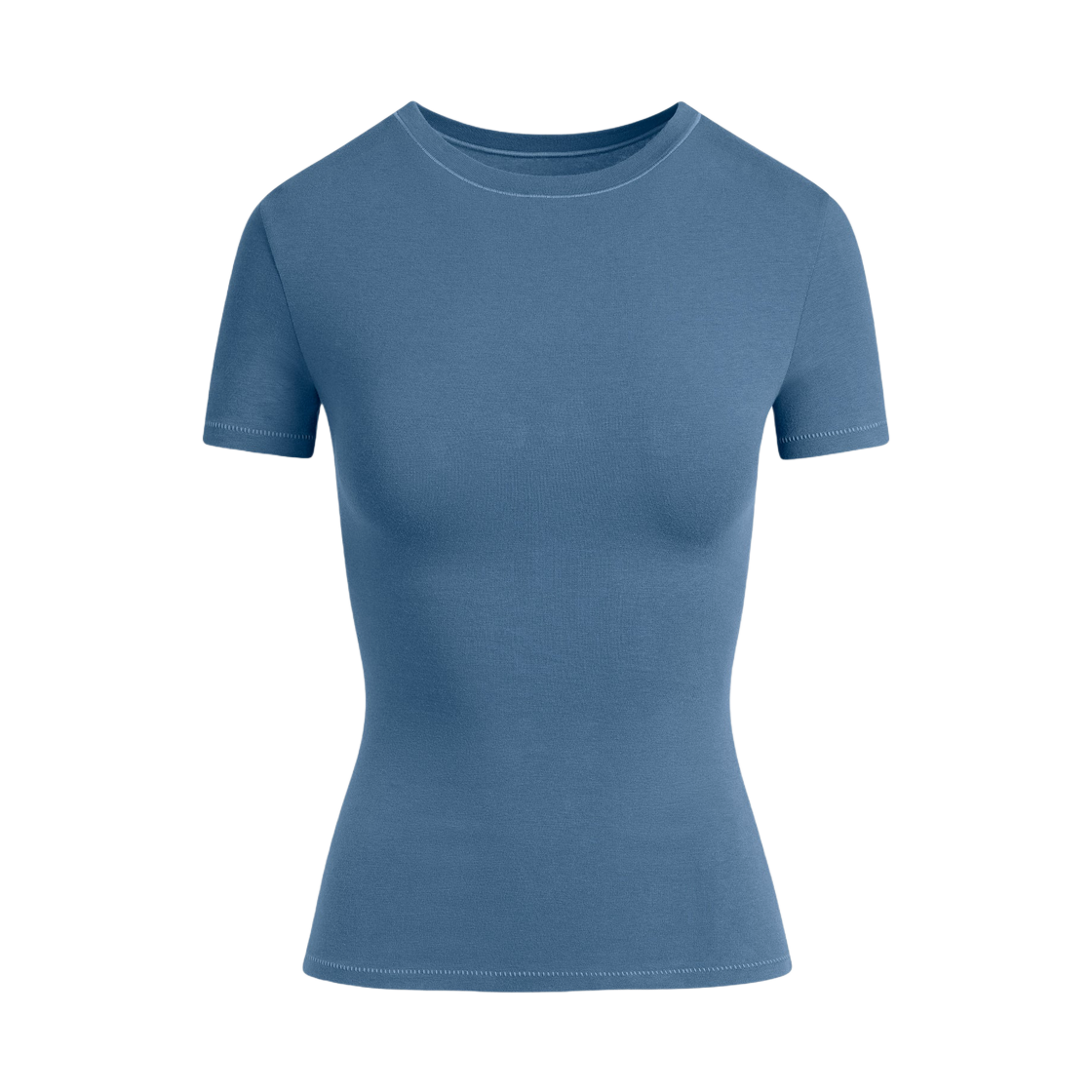 (W) 스킴스 코튼 저지 티셔츠 하버((W) Skims Cotton Jersey T-Shirt Harbor)