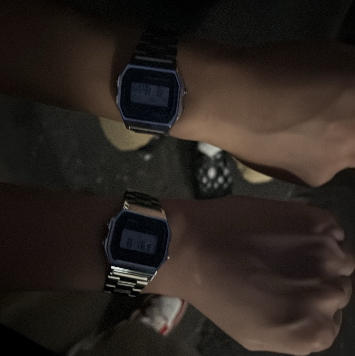 Casio A-158WA-1 착용 스타일