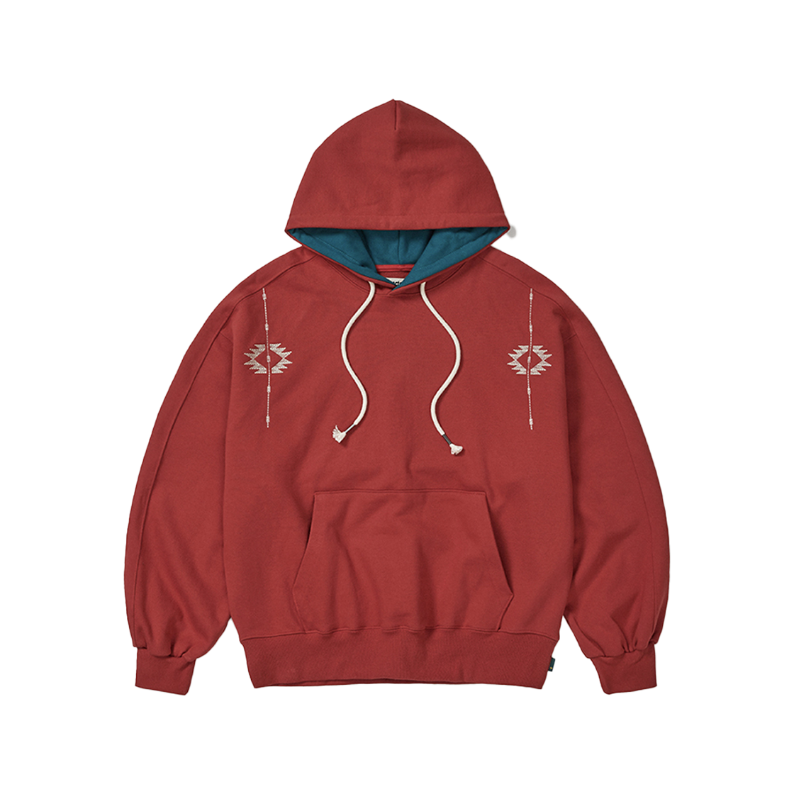 카락터 치마요 스티치 후드 레드(Karactor Chimayo Stitch Hoodie Red)