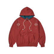 Karactor Chimayo Stitch Hoodie Red