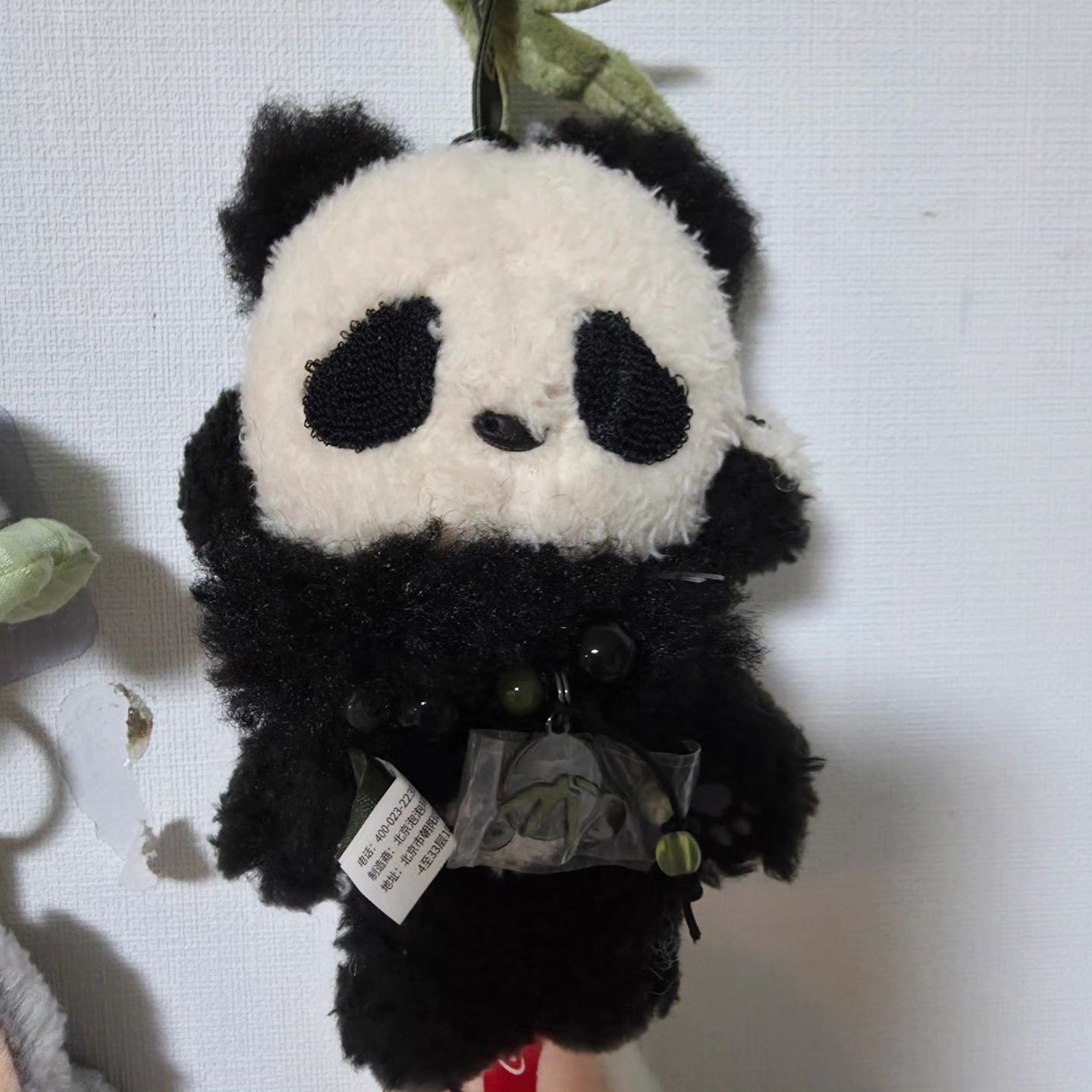 Pop Mart Skullpanda Lazy Panda Plush Doll Pendant 착용 스타일 - 2