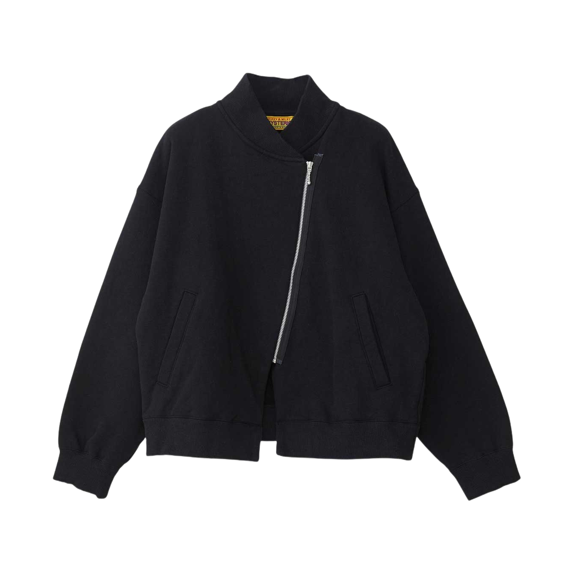 (W) 히스테릭 글래머 히스테릭 러브 아플리케 점퍼 블랙((W) Hysteric Glamour Hysteric Love Applique Jumper Black) - 1
