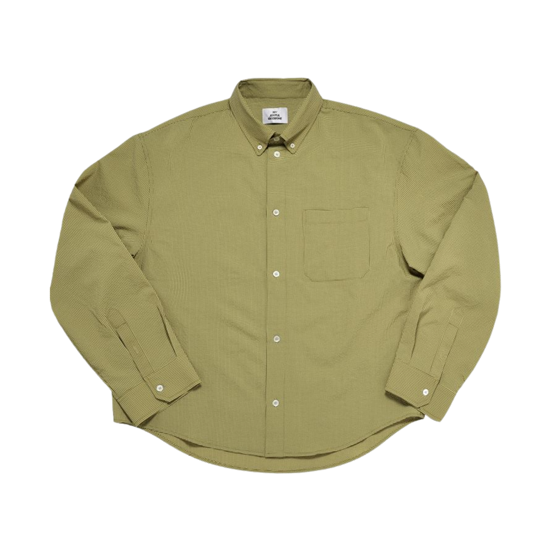 - MJD Cropped Check Shirt Yellow