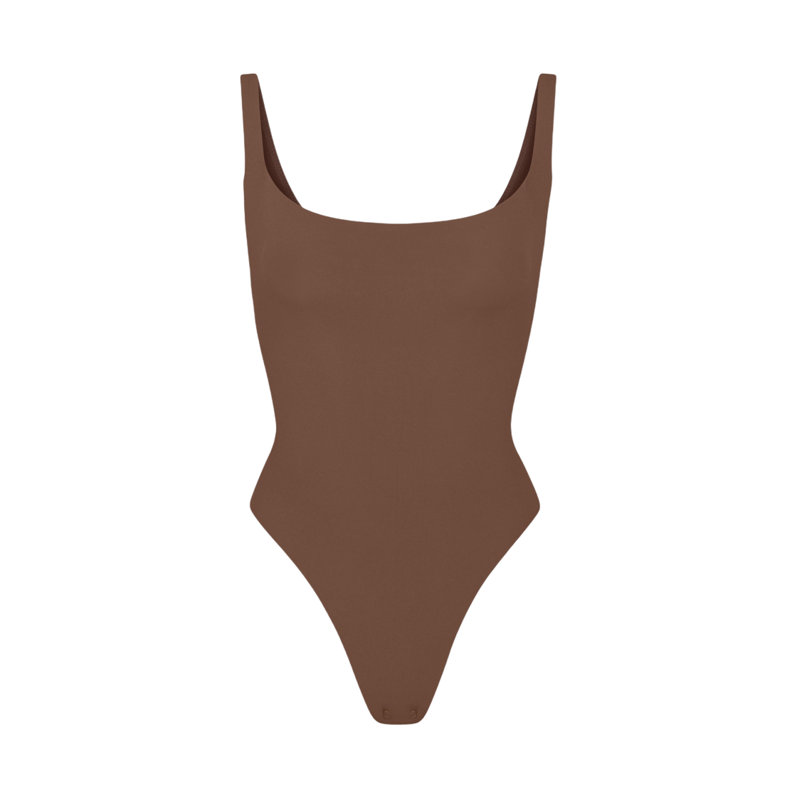 (W) 스킴스 핏츠 에브리바디 스퀘어 넥 바디수트 재스퍼((W) Skims Fits Everybody Square Neck Bodysuit Jasper) - 1