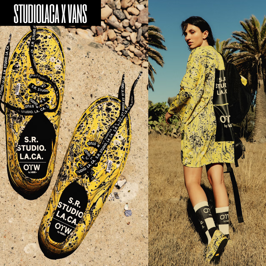 Vans x S.R. Studio. LA. CA. OTW Old Skool Reissue 36 Vibram Yellow, Vans x S.R. Studio. LA. CA. OTW Authentic Reissue 44 Vibram Yellow 착용 스타일 - 3