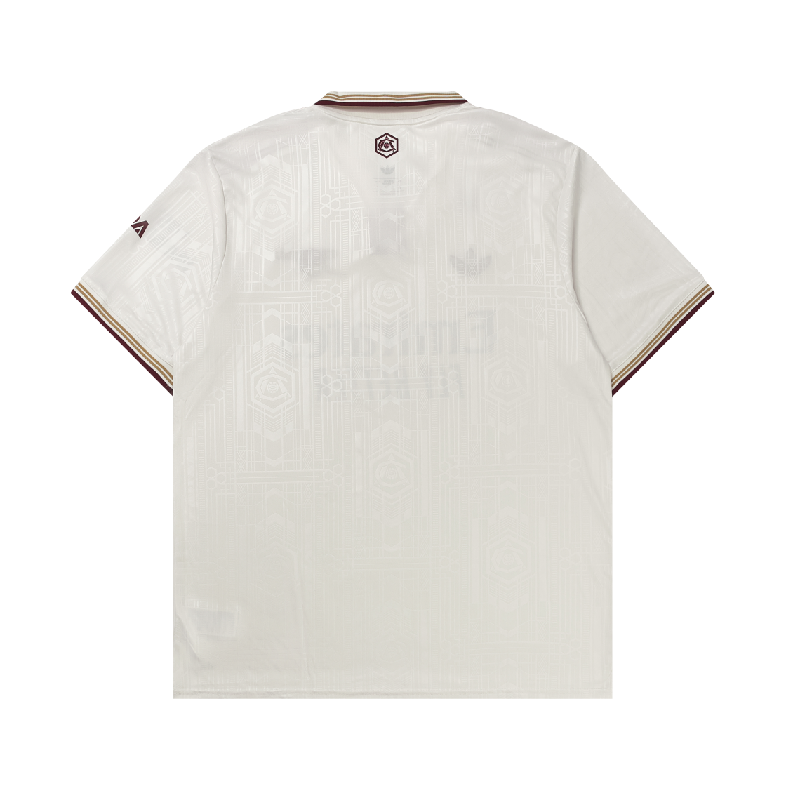 아디다스 아스날 2025/26 3rd 저지 클라우드 화이트 팀 콜 버건디 2 - US 사이즈 (논 마킹 버전)(Adidas Arsenal 2025/26 3rd Jersey Cloud White Team Coll Burgundy 2 - US Sizing (Non Marking Ver.)) - 2