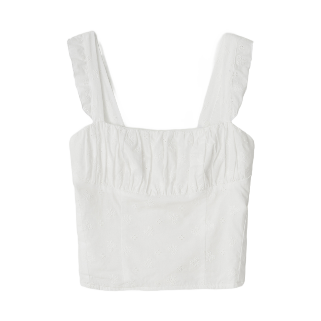 - (W) Letterand Haily Punching Blouse Ivory