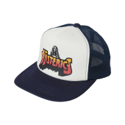Hysteric Glamour Bad Ass Fire Logo Mesh Cap Navy