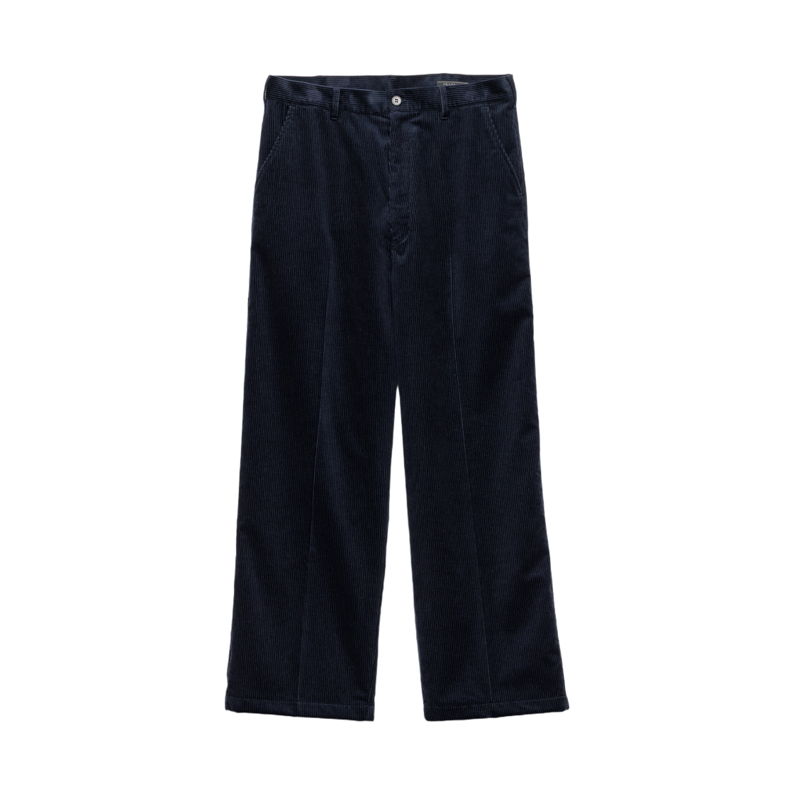 UP0350-172S-F0SVF Prada Cashmere and Cotton Corduroy Pants Blue