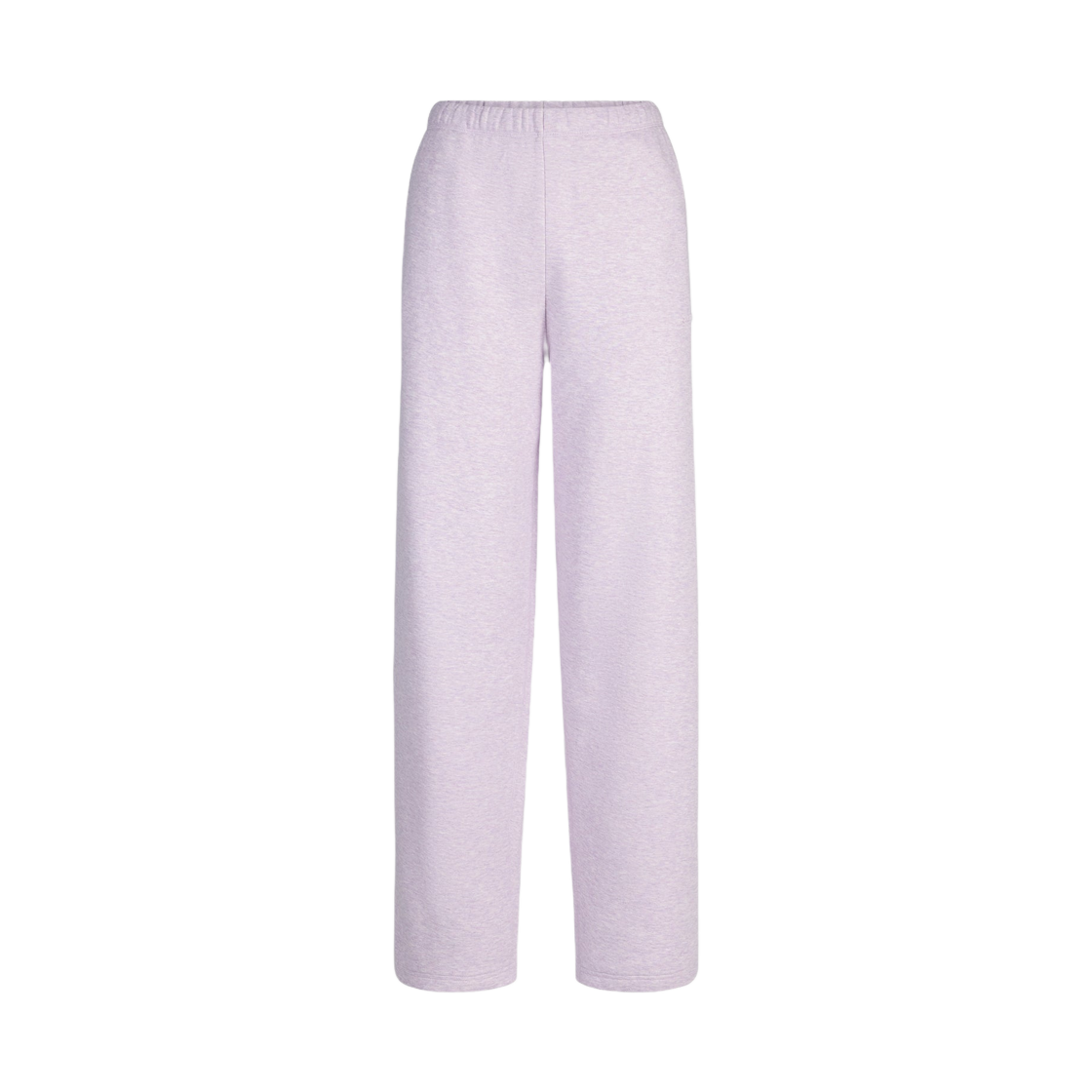 (W) 스킴스 코튼 플리스 클래식 스트레이트 레그 팬츠 퍼플 헤더((W) Skims Cotton Fleece Classic Straight Leg Pant Purple Heather)
