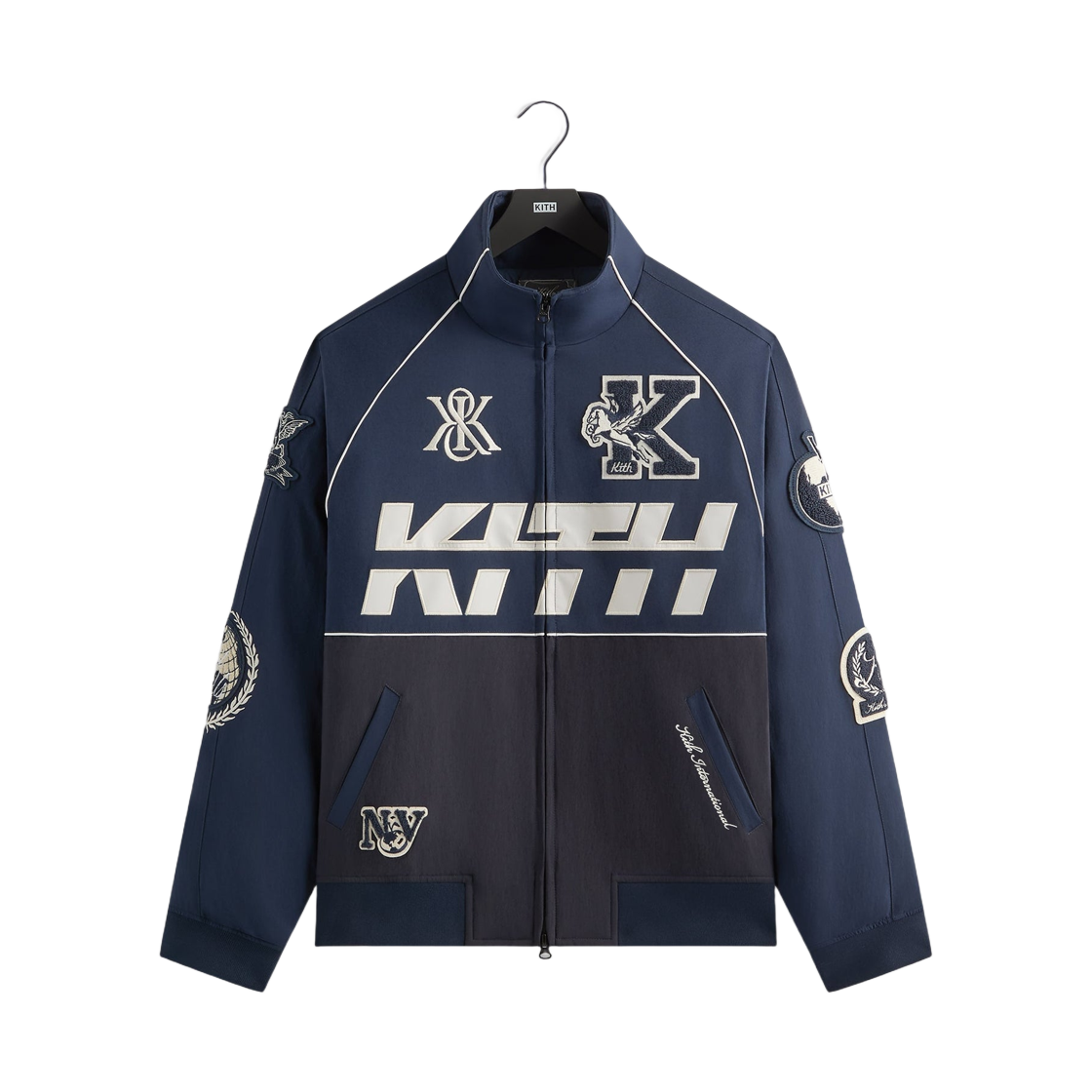 KHM010906-413 Kith Dejan Racing Jacket Nocturnal