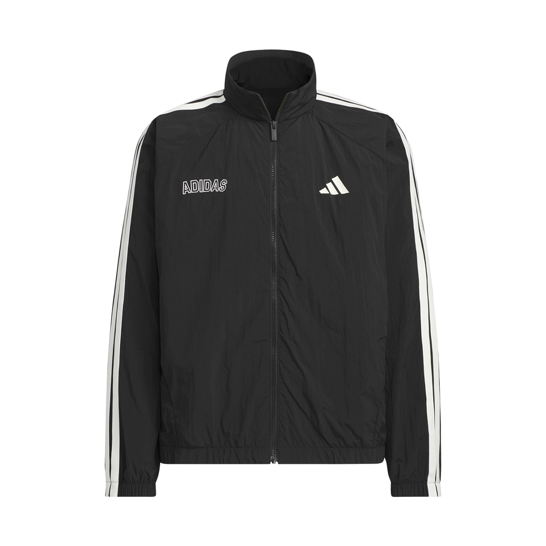 KB9132 Adidas Modern Sport Lightweight Jacket Black Off White - KR Sizing