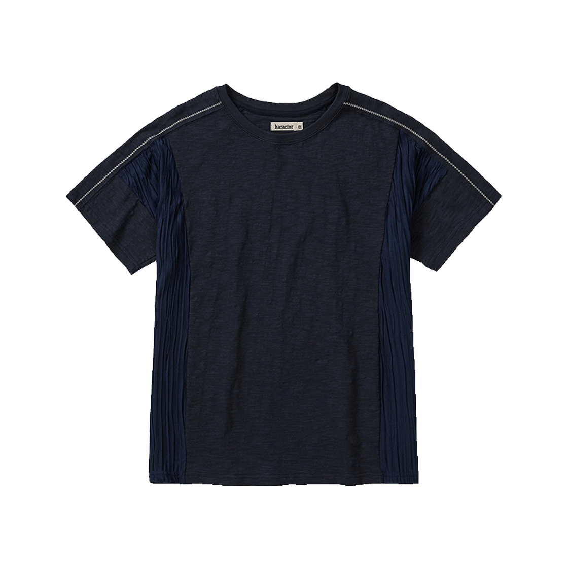 KAT1532 Karactor Crease Half T-Shirts Navy