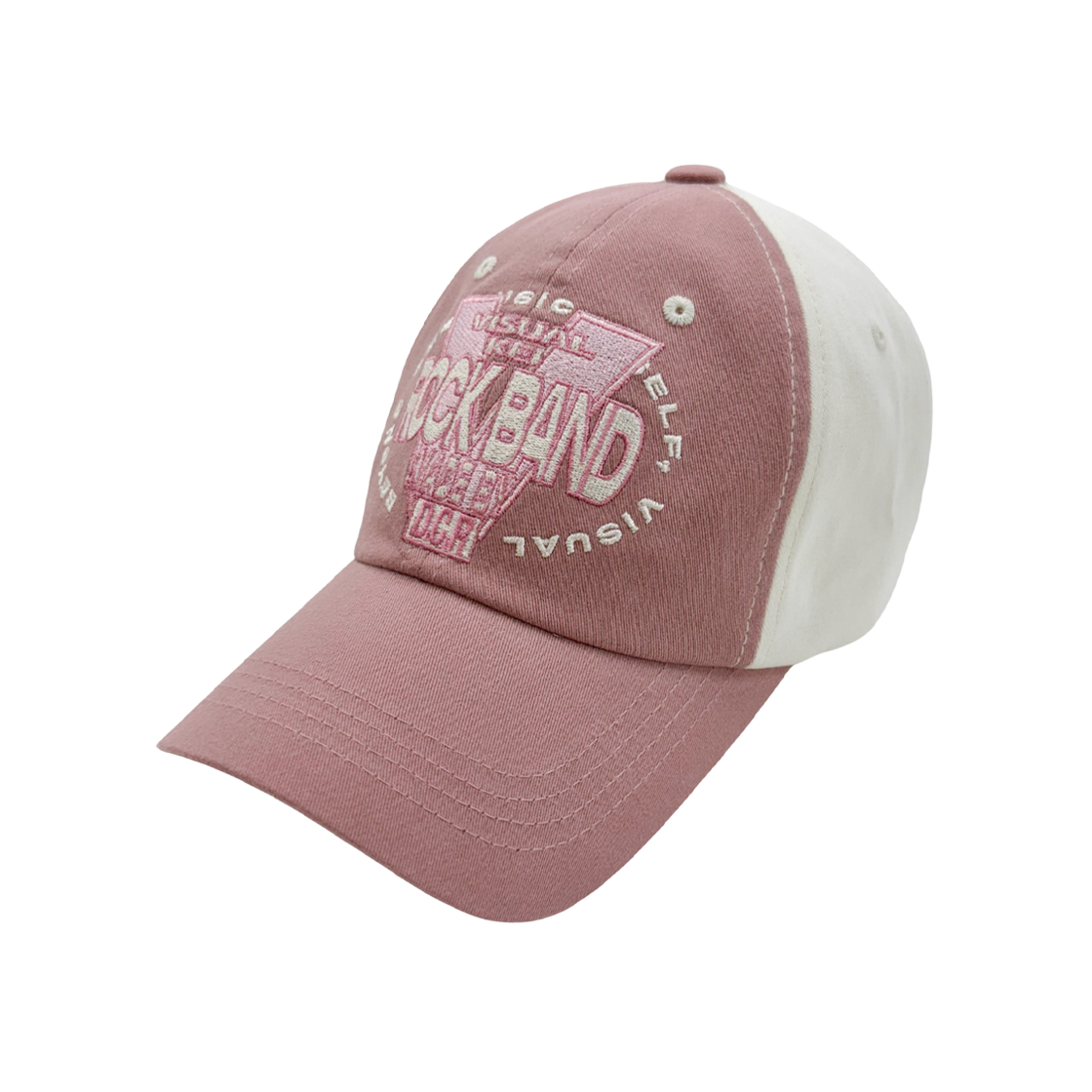 디파이클럽로버스 락밴드 볼캡 인디핑크(DEFYCLUBROBBERS Rock Band Ball Cap Indi Pink)