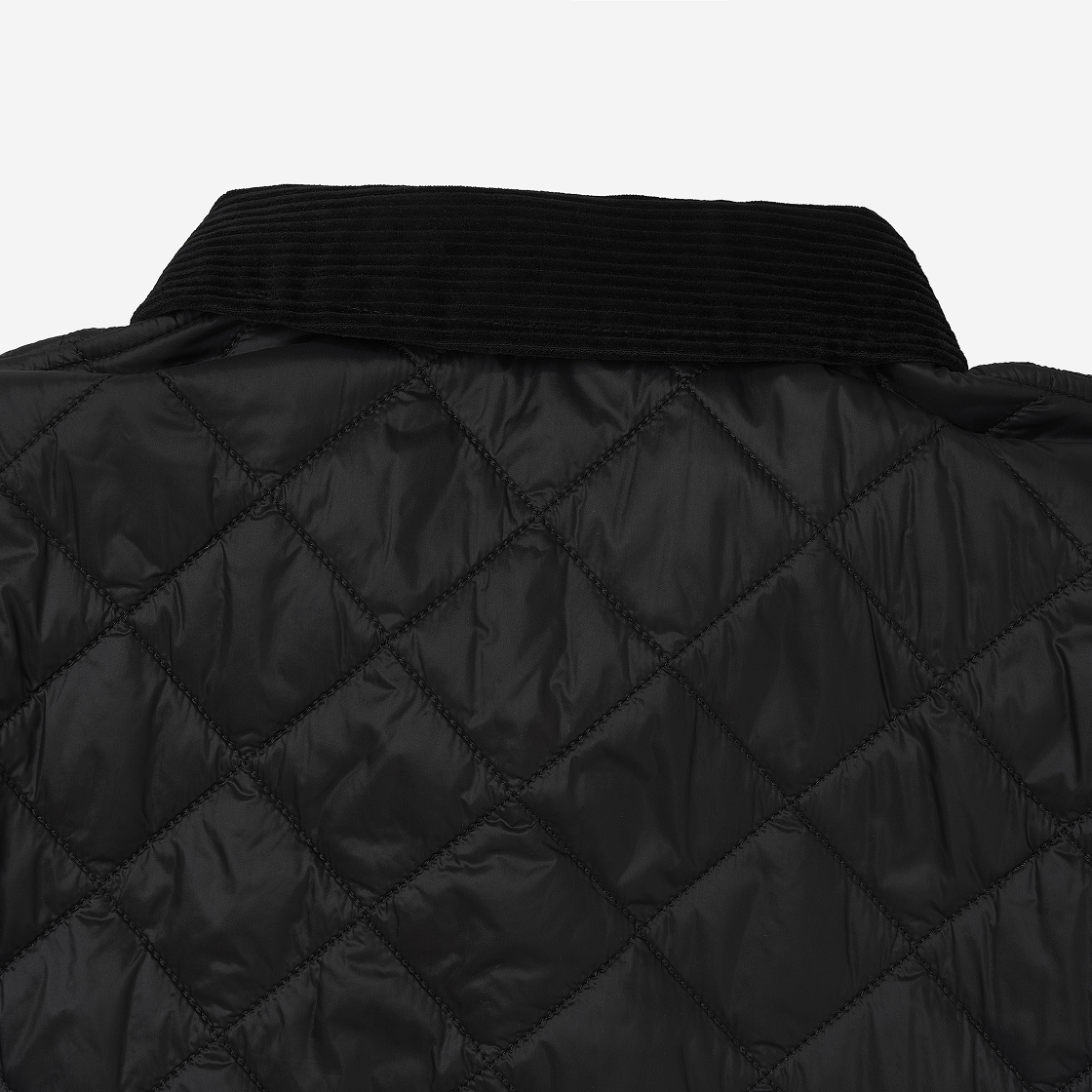 바버 x 엔지니어드 가먼츠 로이터리 퀼티드 자켓 블랙(Barbour x Engineered Garments Loitery Quilted Jacket Black) - 5