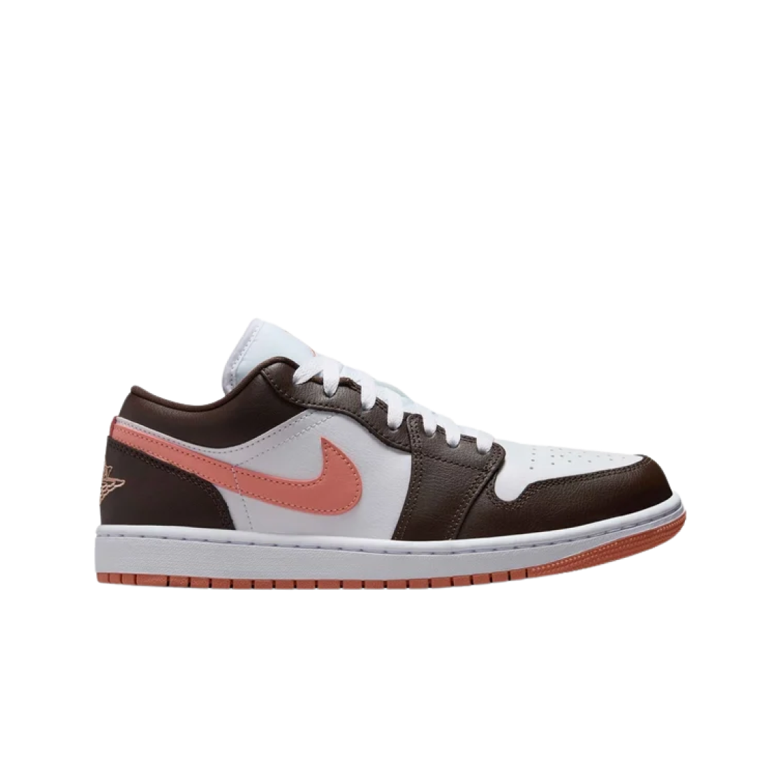 DC0774-182 (W) Jordan 1 Low White Baroque Brown