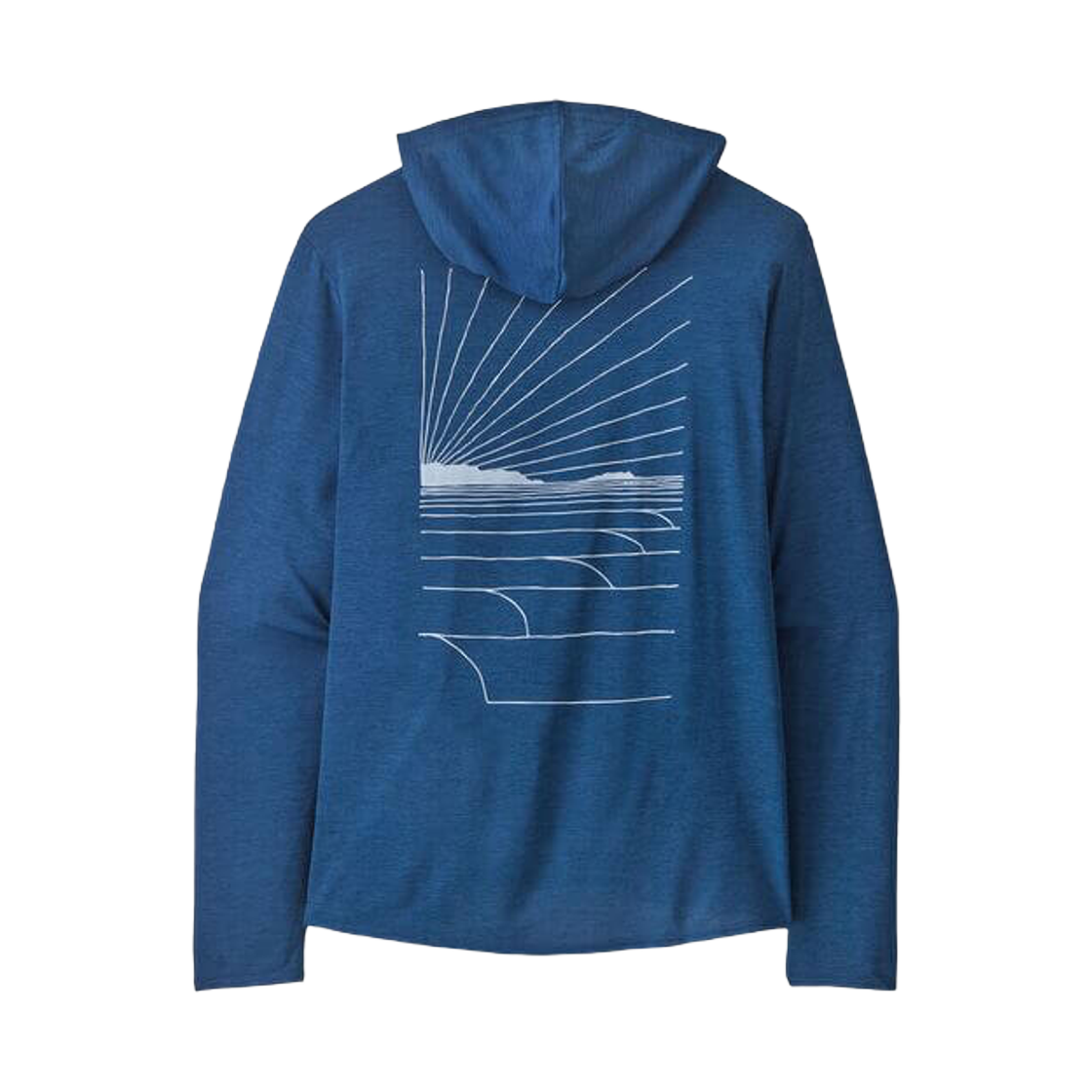 파타고니아 캐필린 쿨 데일리 그래픽 후디 웨이브스 롤링 클레멘트 블루 엑스다이(Patagonia Capilene Cool Daily Graphic Hoody Waves Rolling Clement Blue X-Dye) - 1