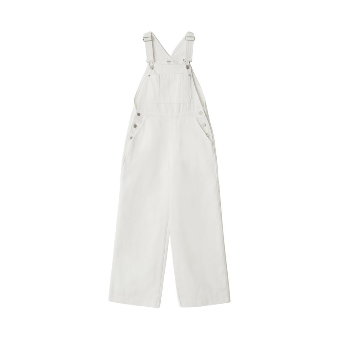 (W) 레터앤 서머 코튼 데님 오버롤스 아이보리((W) Letterand Summer Cotton Denim Overalls Ivory)