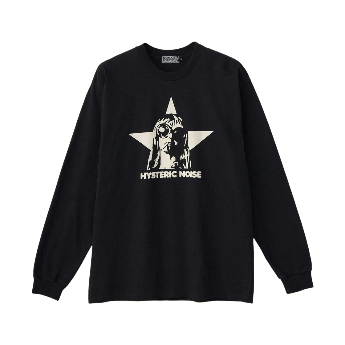 히스테릭 글래머 히스테릭 노이즈 티셔츠 블랙(Hysteric Glamour Hysteric Noise T-Shirt Black) - 1