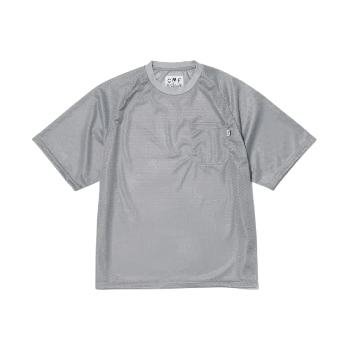 CMF2502-C12J CMF Outdoor Garment Quick Dry Mesh Tee S/S Wolf Grey