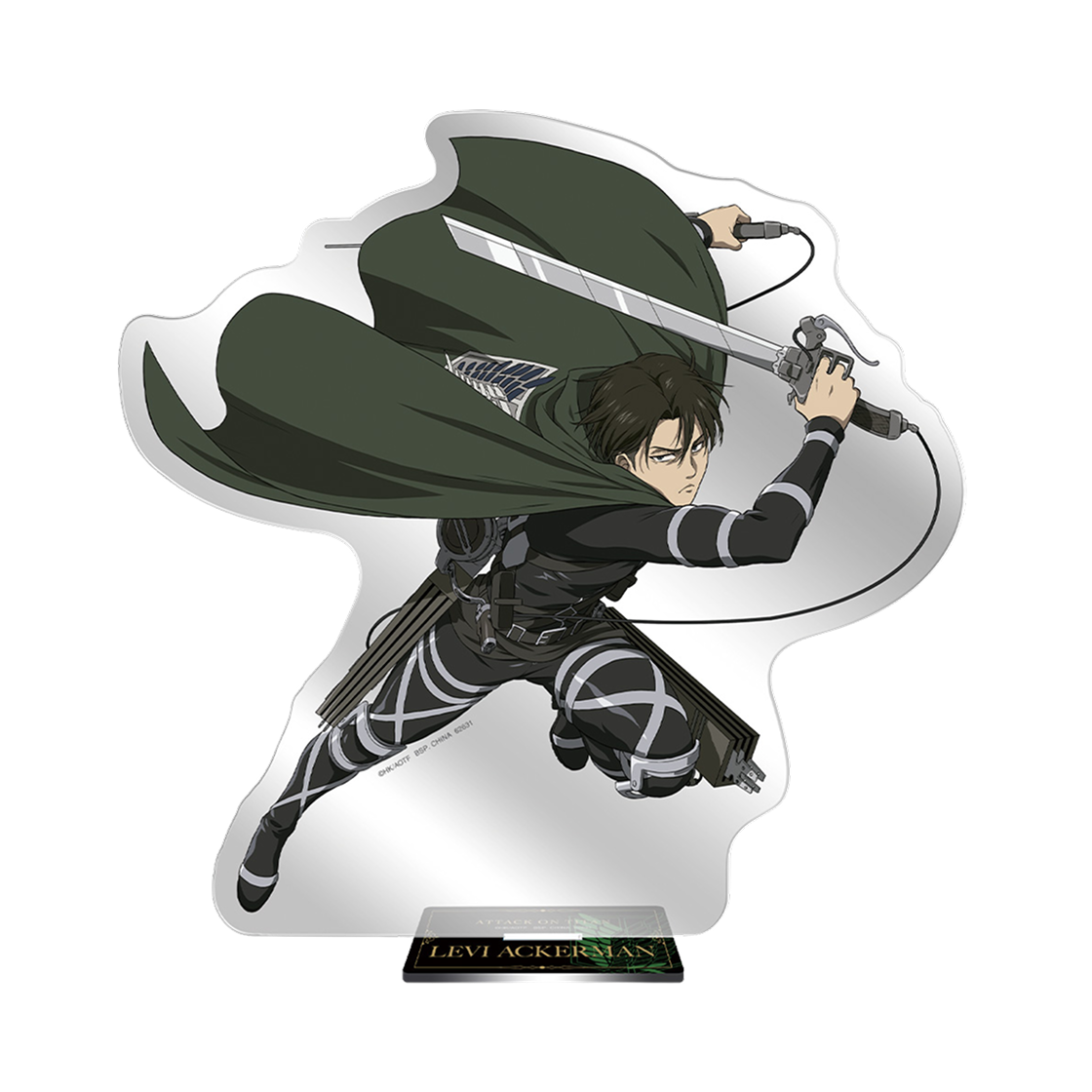 반다이 스피리츠 제일복권 진격의 거인 자유를 찾아서 E상 빅 아크릴 스탠드 리바이 아커만(Bandai Spirits Ichiban Kuji Attack on Titan In Search of Freedom E Prize Big Acrylic Stand Levi Ackerman) - 1