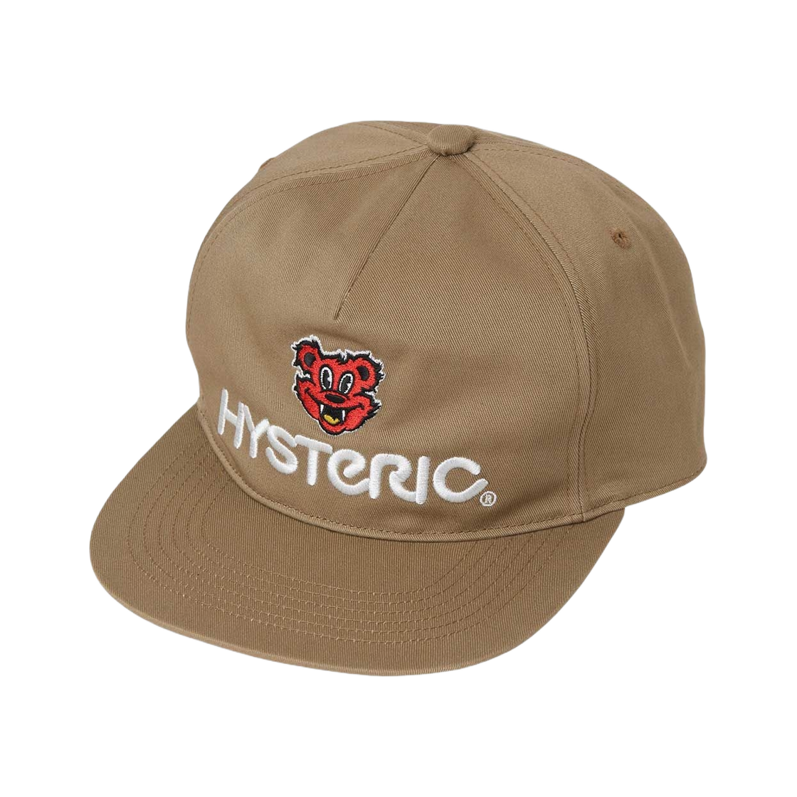 히스테릭 글래머 파이어 베어 매거진 자수 캡 베이지(Hysteric Glamour Fire Bear Magazine Embroidered Cap Beige) - 1