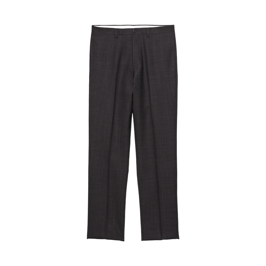 UP0355-1W2G-F0308 Prada Wool Pants Anthracite Gray