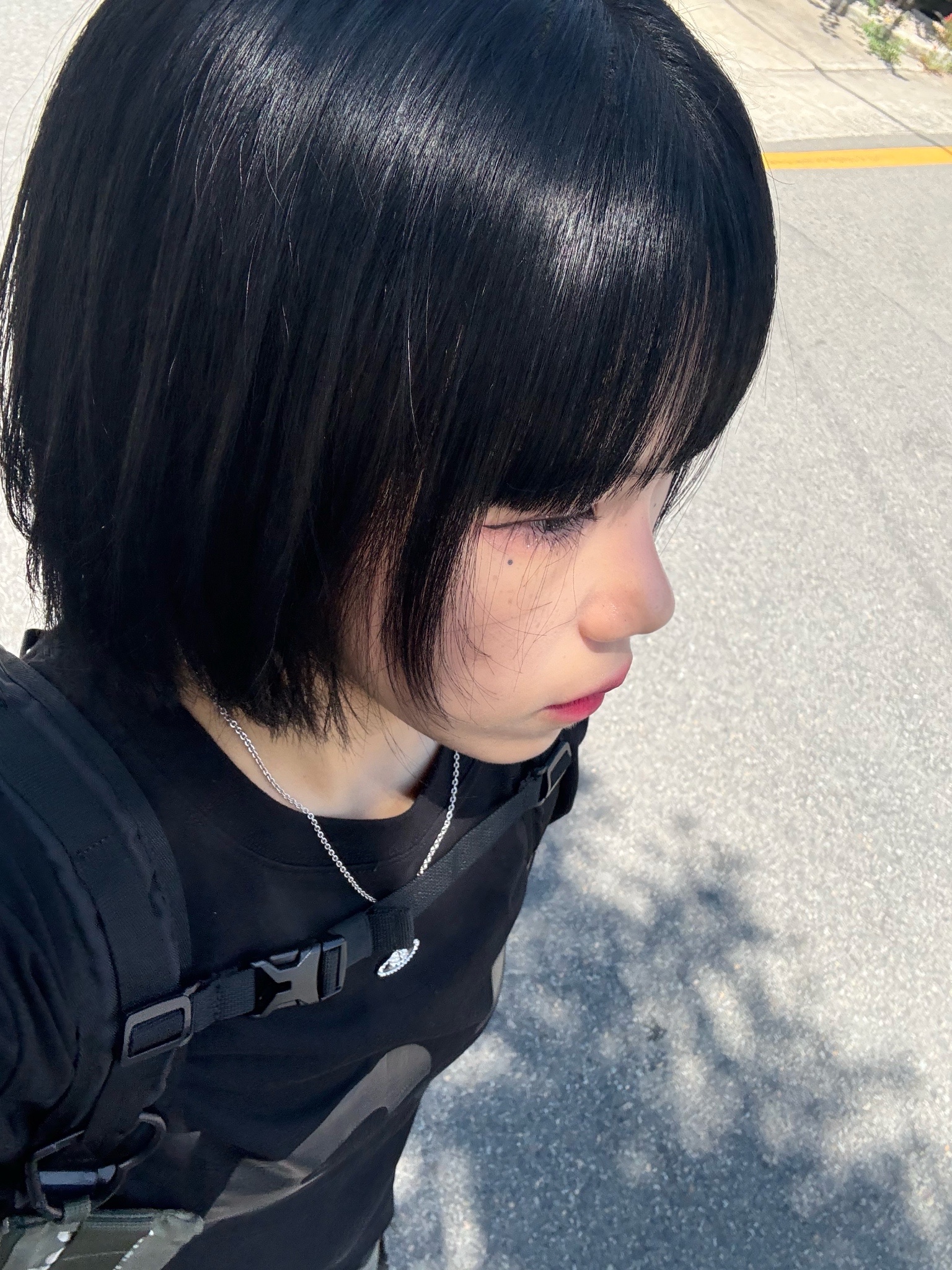 Vivienne Westwood Mini Bas Relief Pendant Silver, [예약 배송][KREAM 단독] Safarispot Basic Safari T-Shirt Black 착용 스타일 - 2