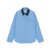 Hono Report Mini Logo Shirts Blue