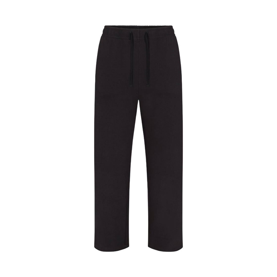 BO-STR-5418 Skims Jersey Lounge Relaxed Straight Leg Pant Obsidian
