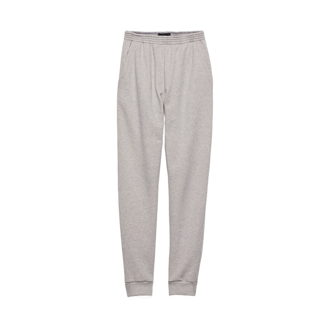 UJP254-170Z-F0031 Prada Cotton Fleece Joggers Grey