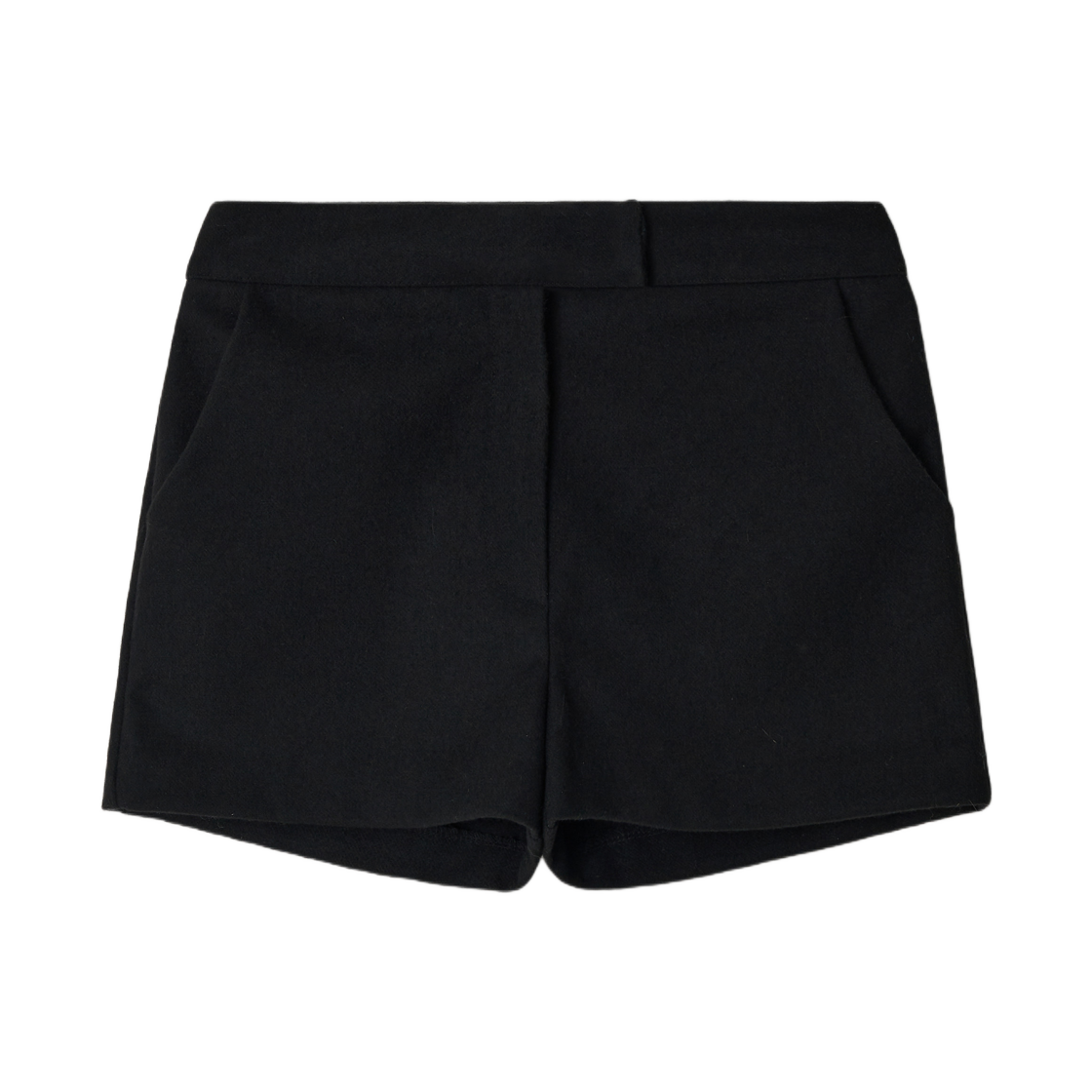 (W) 레터앤 클래식 울 쇼츠 블랙((W) Letterand Classic Wool Shorts Black)