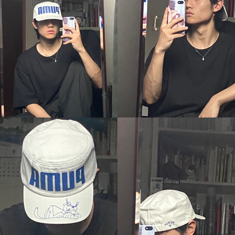 Puma x Noah Painter Cap White 착용 스타일